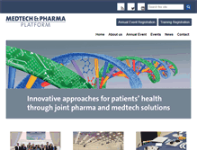 Tablet Screenshot of medtech-pharma.com